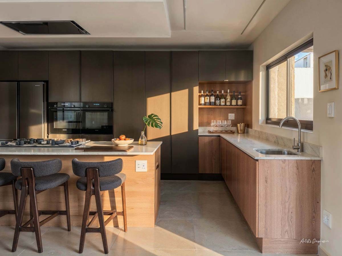 Omega Unit open-plan living area